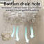 Serviteur de douche d'angle transparent avec crochet-272903609