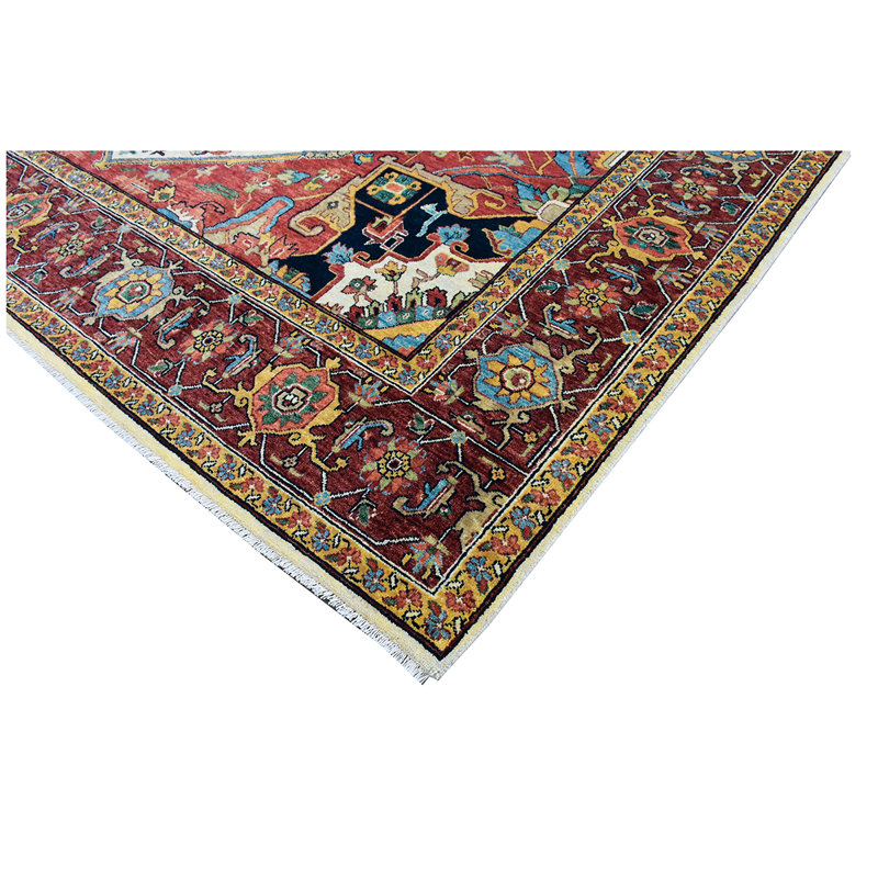 Wool Oriental Area Rug, Rectangle 6' x 9'