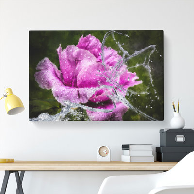 Purple Peony Flower Vol.2 - Wrapped Canvas