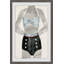 Vintage Bathing Suit IV - Single Picture Frame Painting-795579602