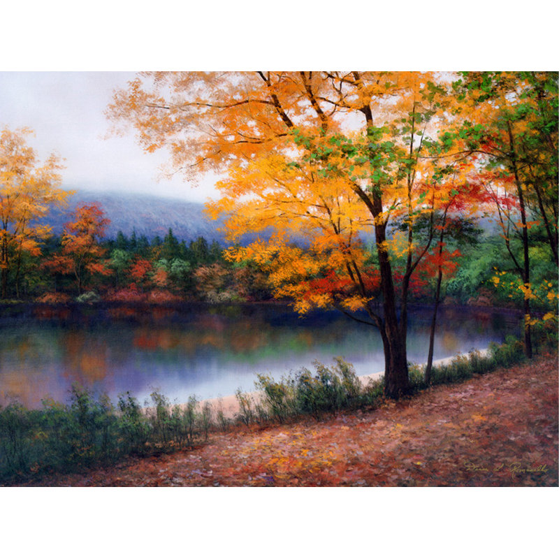 Automne doré, H 18 po x l 24 po