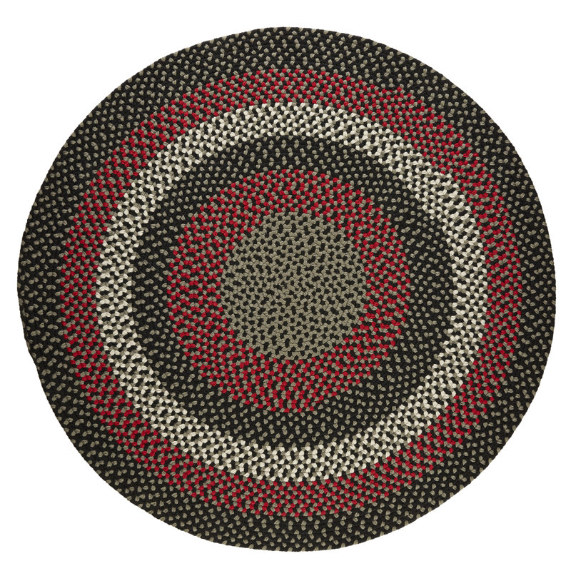 Charlise Synthetic Geometric Indoor Rug, Round 4'