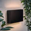 Matte Black Integrated LED Outdoor Sconce-135759187-135759180