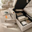 Canapé-lit modulaire en velours en forme de U de 110,63 pouces, canapé-lit gigogne 2 en 1 avec méridienne double de rangement, canapé d'angle pour salon-964372895