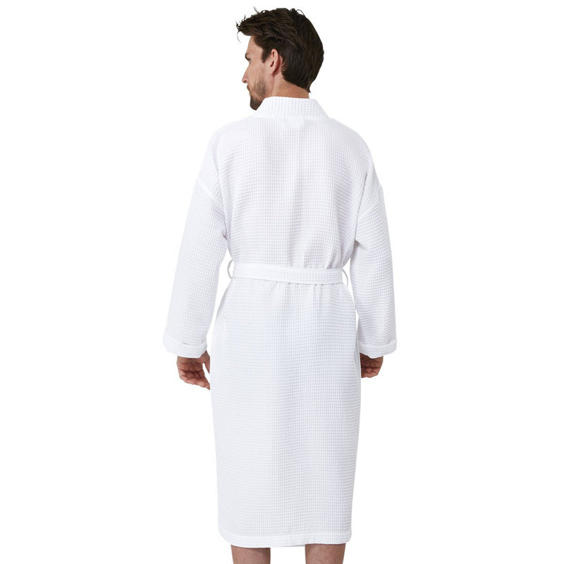 Astreena Unisex Bathrobe, Blanc, S