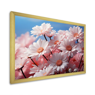 «Pink Whispering Daisies I», reproduction