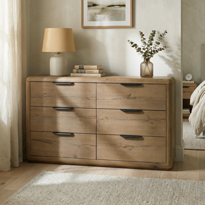 Premier Lune 64"W 6-Drawer Wood Dresser