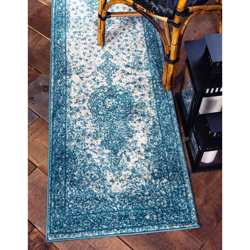 Tapis traditionnel Vienna couleur terre, Tapis de couloir 2 pi x 8 pi 8 po