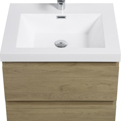 Meuble-lavabo pour la salle de bain à fixation murale