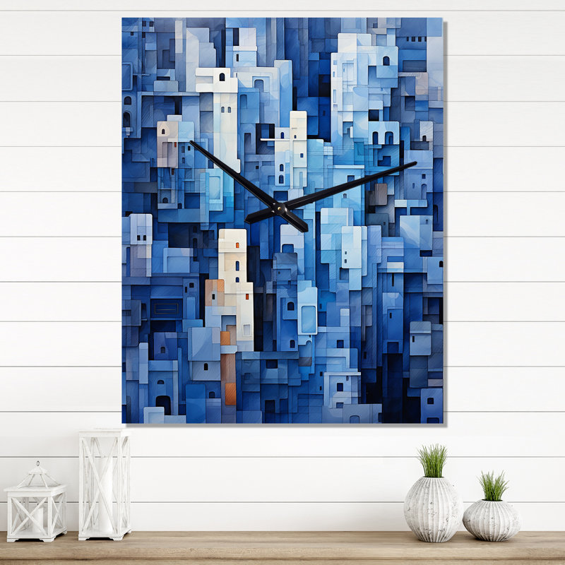Burack - Horloge murale gratte-ciel, Grand