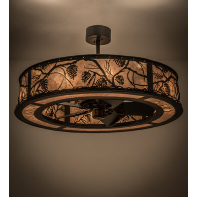 Whispering Pines 30'' Ceiling Fan with Light Kit