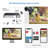 8CH DVR Security Cameras System with 1TB HDD, 4 Outdoor Bullet Cameras, Motion Detection