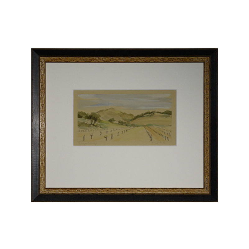 Vineyard Valley Print by Daughdrill