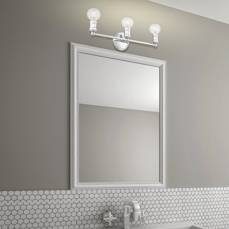 Lounell 3 - Light Dimmable Vanity Light, Polished Chrome