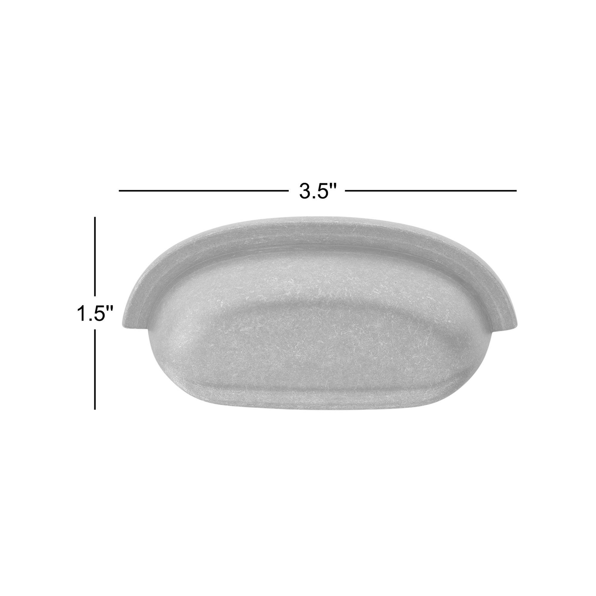 Cup/Bin Pull, Satin Gold