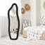 Aleaya Fabric Half-circle Mirror-447047862-447047849