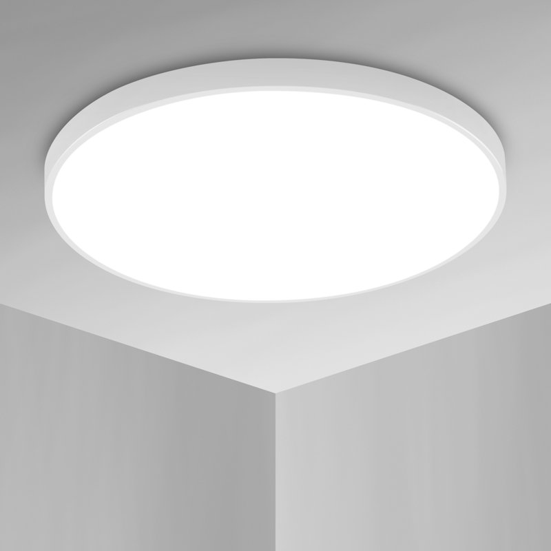 Ayak LED Flush Mount, White