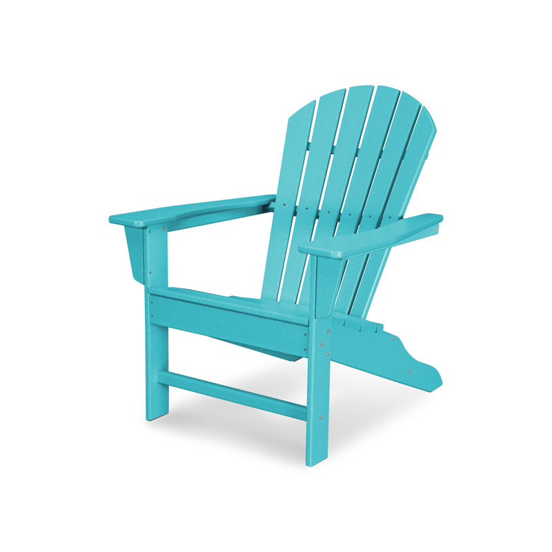 POLYWOOD South Beach Outdoor Adirondack Chair, Turquoise