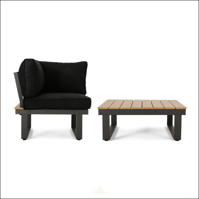 Sterling Corner & Coffee Table With Hidden Storage, Perfect For Small Spaces And Modern Living Rooms.