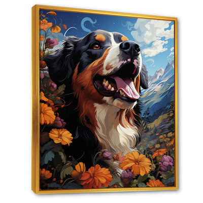 Bernese Mountain Majesty IV sur toile