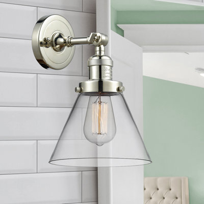 Éclairage de meuble-lavabo inclinable 2 lumières Cone