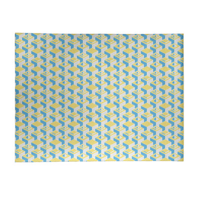 Tapis vert/bleu skyscrapers