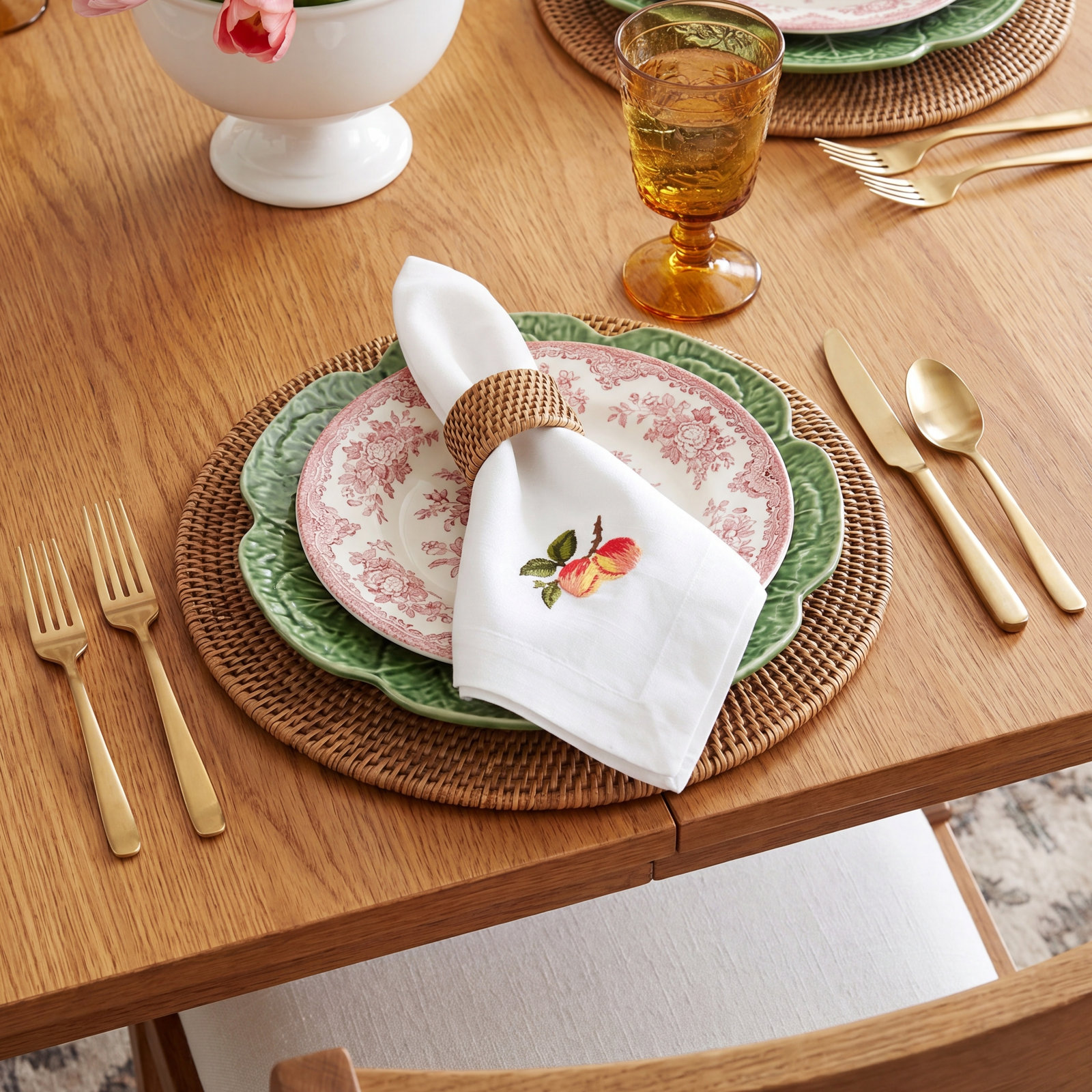 Worsham Collection Worsham Embroidered Napkin