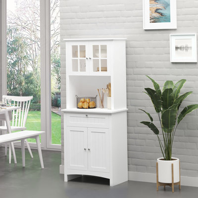 Garde-manger avec tablettes, portes et tiroirs