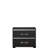 Chelsie Black Finish Nightstand
