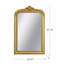 Miroir mural arqué 23,5X37,5 "avec écusson orné