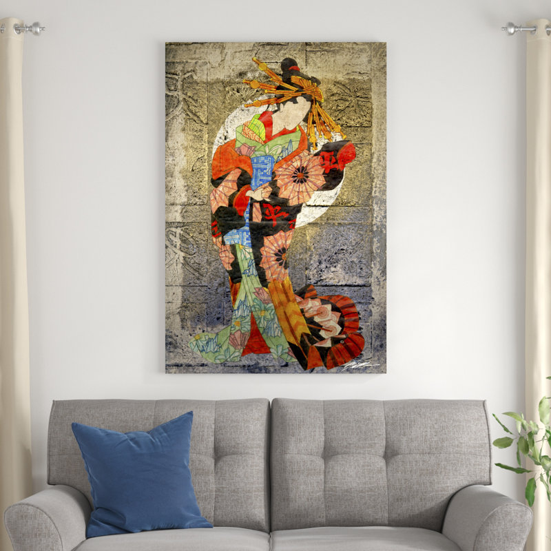 " Entertainer I " by John Butler, 48" H x 32" W x 1.25" D