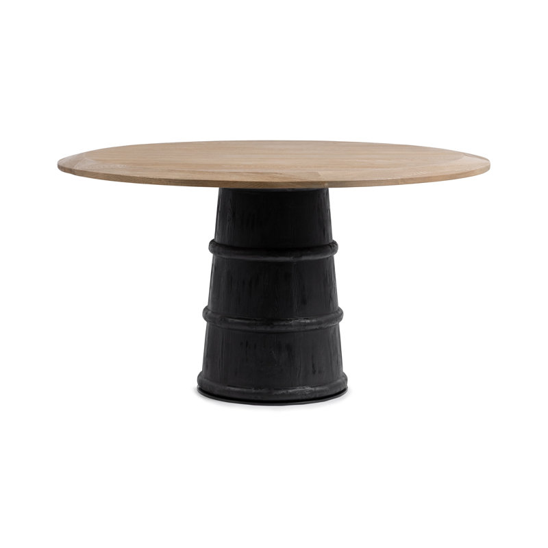 Lunen Elm Wood Dining Table