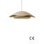 Lustre réglable élégant, crème et blanc, structure en métal, diamètre de 22,8 po x 5,9 po | Hauteur: 7,9 - 23,6 pouces | Douille E27, 40 W maximum (ampoule non incluse) | Parfait pour le salon, la salle à manger et les décorations modernes, classé IP20