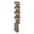 5-Tier Wall Towel Rack, Slim Vertical Organizer with Shelves for Bathroom, Space-Saving-968026358