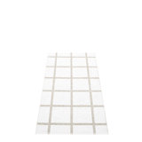 Ada Geometric Area Rug in White/Gray