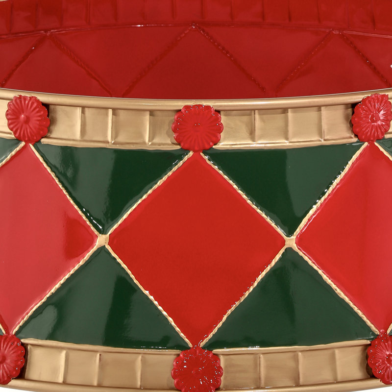 24.5x28" Metal Harlequin Tree Collar