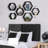 6 Piece Hexagon Floating Shelf-154510850