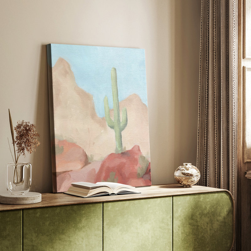 Sunny Saguaro III - galerie sur mesure, H 18 po x l 12 po