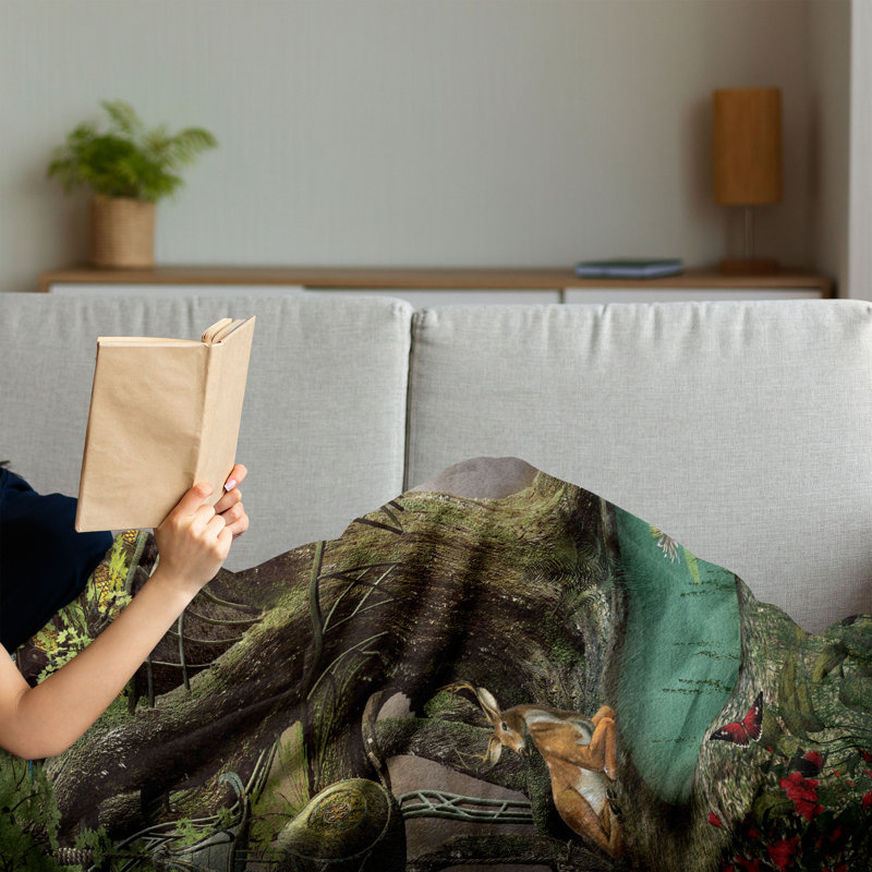 Hand Woven Throw Blanket, 60" x 80"