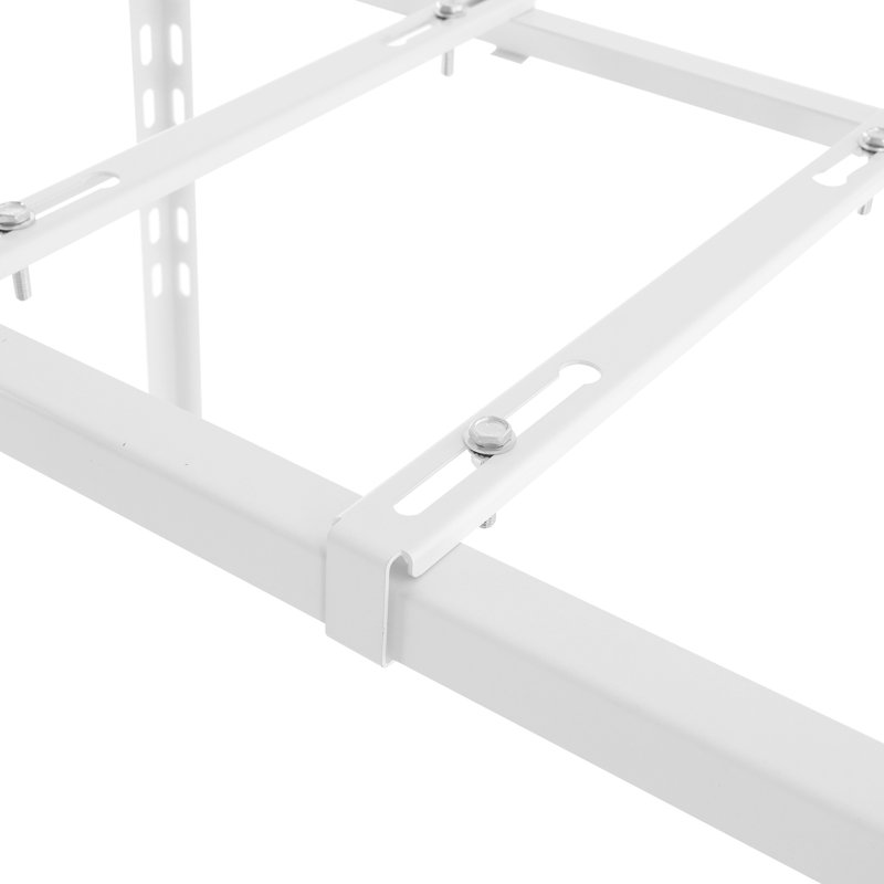 Air Conditioner Unit Support Bracket Stand Bracket for Air Conditioner Unit Split Ground Bracket, White