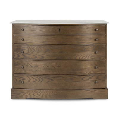 Lena 5 - Drawer Solid Wood Dresser