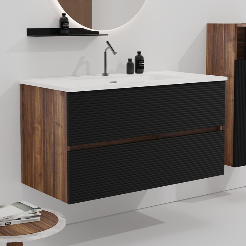 Meuble-lavabo 36 po avec lavabo en céramique