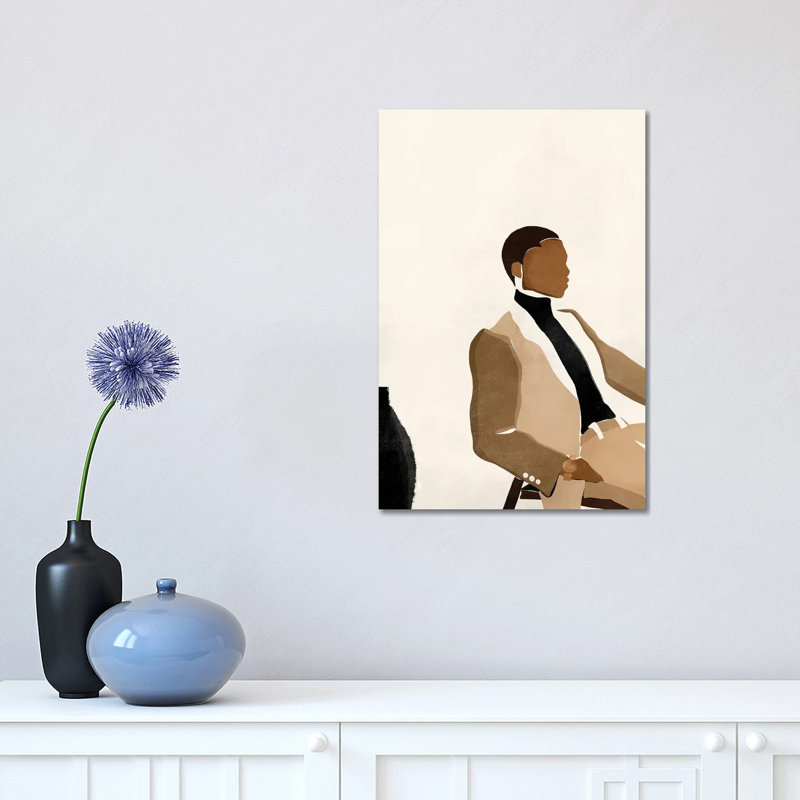 "Paul" par Bria Nicole, impression sur toile tendue, H 12 po x l 8 po x P 0,75 po