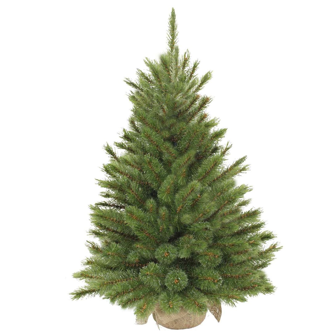 Künstlicher Weihnachtsbaum 61 cm Grün mit Ständer