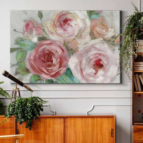 Winston Porter Cottage Blooms Framed On Canvas Print & Reviews | Wayfair
