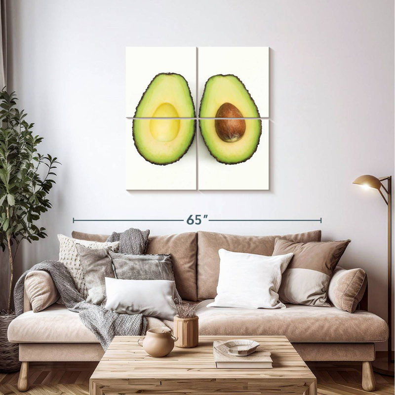 Yarlin Half Avocados, 38" H x 38" W