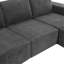 Canapé modulaire en forme de U 110 * 72 "avec repose-pieds, canapé de luxe en chenille nuage avec siège profond, aucun assemblage requis, canapé entièrement rembourré pour le salon, la chambre à coucher-1154922859
