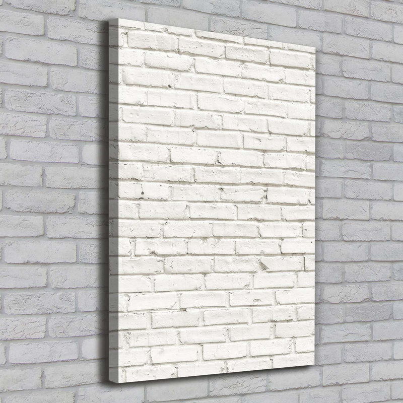 Brick Wall 1 Piece Wrapped Canvas Wall Art