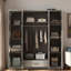 Armoire 4 portes avec 1 tiroir