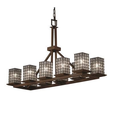 Cieara 10 - Light Dimmable Square / Rectangle Chandelier